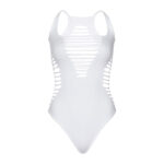 LEG AVENUE - BODY STRING RACERBACK BLANC – Image 5