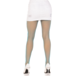 LEG AVENUE - COLLANTS RÉSILLE LYCRA BLEU – Image 2