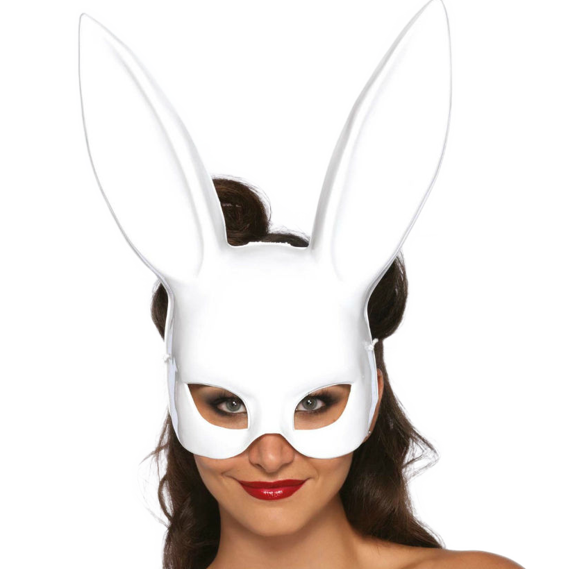 LEG AVENUE - MASQUERADE MASQUE DE LAPIN BLANC LEG AVENUE - MASQUERADE MASQUE DE LAPIN BLANC – Image 1