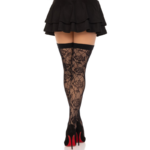 LEG AVENUE - STOCKS NET DE ROSES SAUVAGES NOIR – Image 2