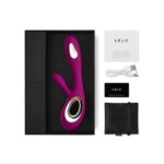 LELO - SORAYA WAVE VIBRATEUR LAPIN DEEP ROSE – Image 3