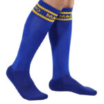 MACHO - CHAUSSETTES LONGUES TAILLE UNIQUE BLEU – Image 2