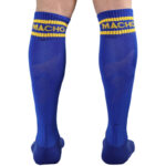 MACHO - CHAUSSETTES LONGUES TAILLE UNIQUE BLEU – Image 3