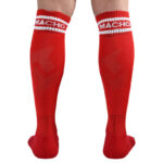 MACHO - CHAUSSETTES LONGUES TAILLE UNIQUE ROUGE – Image 3