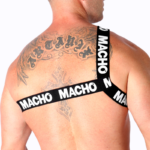 MACHO - HARNAIS ROMAIN BLANC L/XL – Image 3