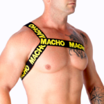 MACHO - HARNAIS ROMAIN JAUNE L/XL – Image 2