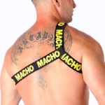 MACHO - HARNAIS ROMAIN JAUNE L/XL – Image 3