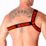 MACHO - HARNAIS ROMAIN ROUGE S/M – Image 3