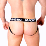 MACHO - MX25NC JOCK CUIR NOIR L – Image 4