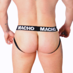 MACHO - MX26X1 JOCK GRID BLANC L – Image 4