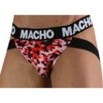 MACHO - MX28MR JOCK MILITAIRE ROUGE XL – Image 2