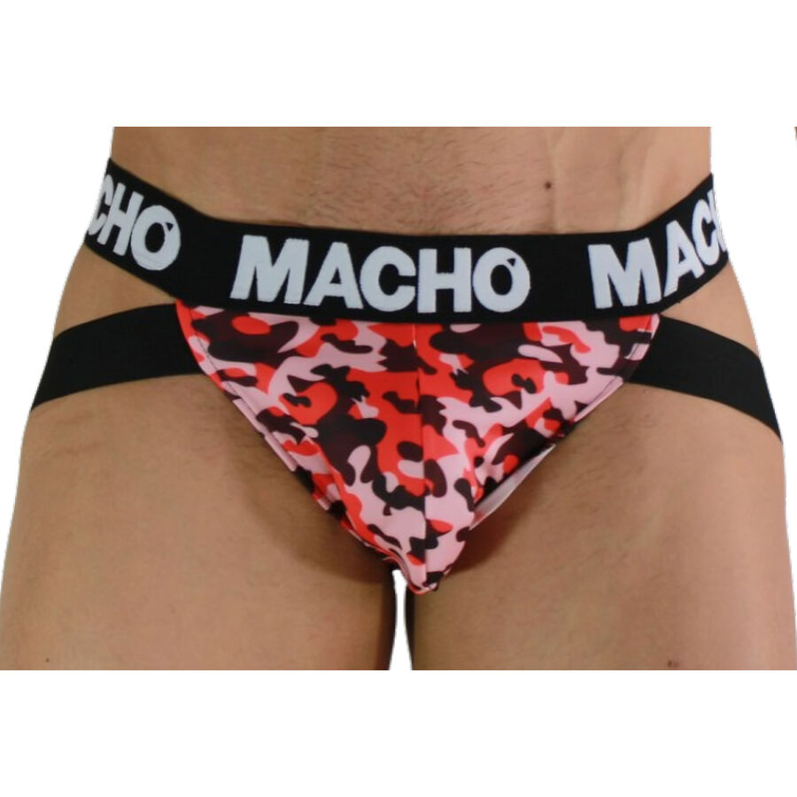 MACHO - MX28MR JOCK MILITAIRE ROUGE XL MACHO - MX28MR JOCK MILITAIRE ROUGE XL – Image 1