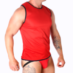 MACHO - T-SHIRT ROUGE S/M – Image 2
