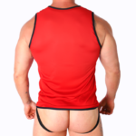 MACHO - T-SHIRT ROUGE S/M – Image 4