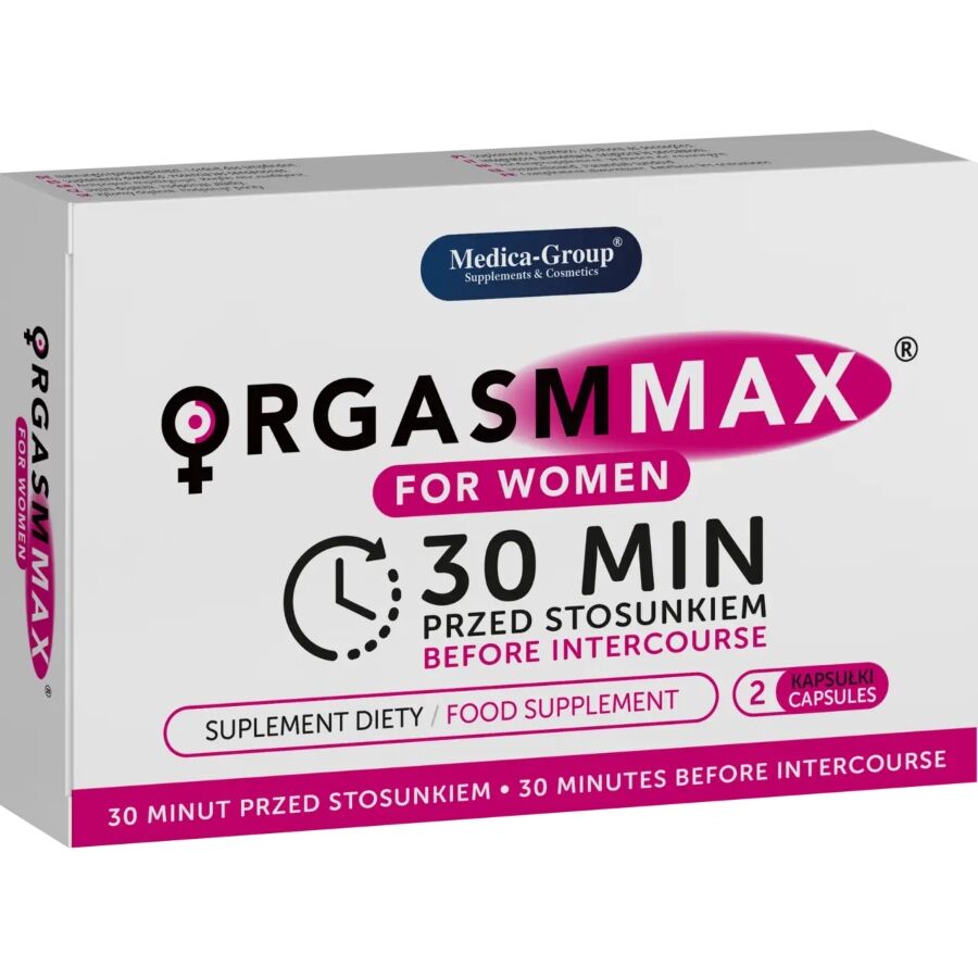 MEDICA GROUP - ORGASM MAX POUR FEMMES 2 CAPSULES MEDICA GROUP - ORGASM MAX POUR FEMMES 2 CAPSULES – Image 1