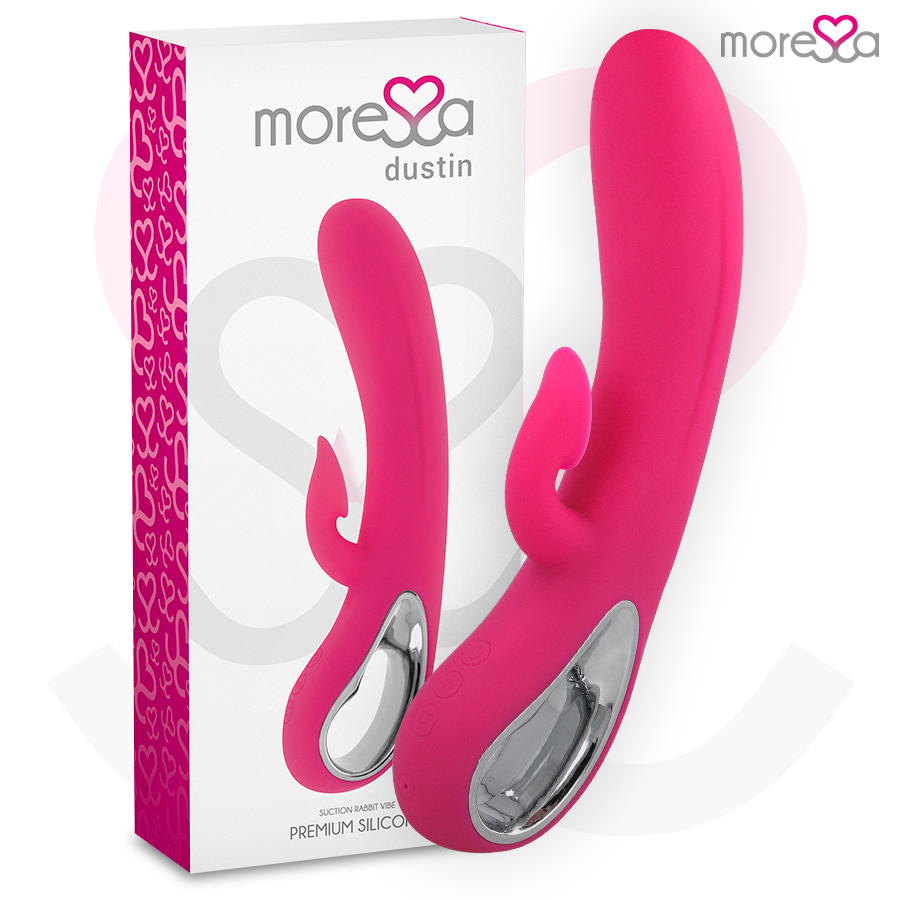 MORESSA - DUSTIN ASPIRATION CLITORIDIENNE ET VIBRATIONS PUISSANTES SILICONE PREMIUM RECHARGEABLE MORESSA - DUSTIN ASPIRATION CLITORIDIENNE ET VIBRATIONS PUISSANTES SILICONE PREMIUM RECHARGEABLE – Image 1