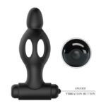 MR PLAY - PLUG ANAL EN SILICONE AVEC VIBRATION – Image 4