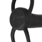 MYTHOLOGY - GODE ANAL COBI ONYX AVEC ANNEAU DE BITE ET TESTICULE 13 CM EN SILICONE – Image 5