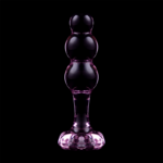 NEBULA SERIES BY IBIZA - MODÈLE 1 PLUG ANAL VERRE BOROSILICATE ROSE 10.5 CM -O- 3 CM – Image 7