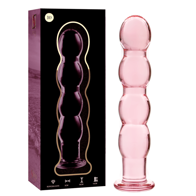 NEBULA SERIES BY IBIZA - MODÈLE 10 GODE EN VERRE BOROSILICATE ROSE 16.5 CM -O- 3.5 CM NEBULA SERIES BY IBIZA - MODÈLE 10 GODE EN VERRE BOROSILICATE ROSE 16.5 CM -O- 3.5 CM – Image 1