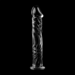 NEBULA SERIES BY IBIZA - MODÈLE 12 GODE EN VERRE BOROSILICATE CLAIR 17 CM -O- 3.5 CM – Image 7