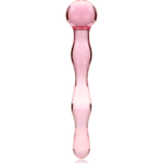 NEBULA SERIES BY IBIZA - MODÈLE 13 GODE EN VERRE BOROSILICATE ROSE 18 CM -O- 3.5 CM – Image 5