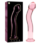 NEBULA SERIES BY IBIZA - MODÈLE 18 GODE EN VERRE BOROSILICATE ROSE 18.5 CM -O- 3.5 CM