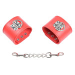 OHMAMA FETISH - MENOTTES ROUGES AVEC FERMETURE À PRESSION – Image 8