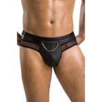 PASSION - 030 SLIP OUVERT TOM NOIR L/XL – Image 3