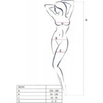 PASSION - BS099 BODYSTOCKING ROUGE TAILLE UNIQUE – Image 5