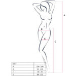 PASSION - S027 BAS BLANCS AVEC JARRETIÈRE TAILLE UNIQUE – Image 5