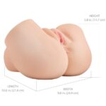 PDX ELITE - MASTURBATEUR RÉALISTE VIBRANT VAGIN ET ANUS – Image 5