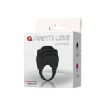 PRETTY LOVE - ANNEAU VIBRATEUR NOIR CHESTER – Image 9