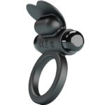 PRETTY LOVE - BAGUE VIBRANTE DEBONAIRE LAPIN 10 VIBRATIONS NOIRE – Image 2