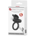 PRETTY LOVE - BAGUE VIBRANTE DEBONAIRE LAPIN 10 VIBRATIONS NOIRE – Image 7