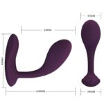 PRETTY LOVE - BAIRD APPLICATION LILA RECHARGEABLE G-SPOT 12 VIBRATIONS – Image 3