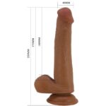 PRETTY LOVE - GRAND GODE RÉALISTE 22 CM MARRON – Image 5