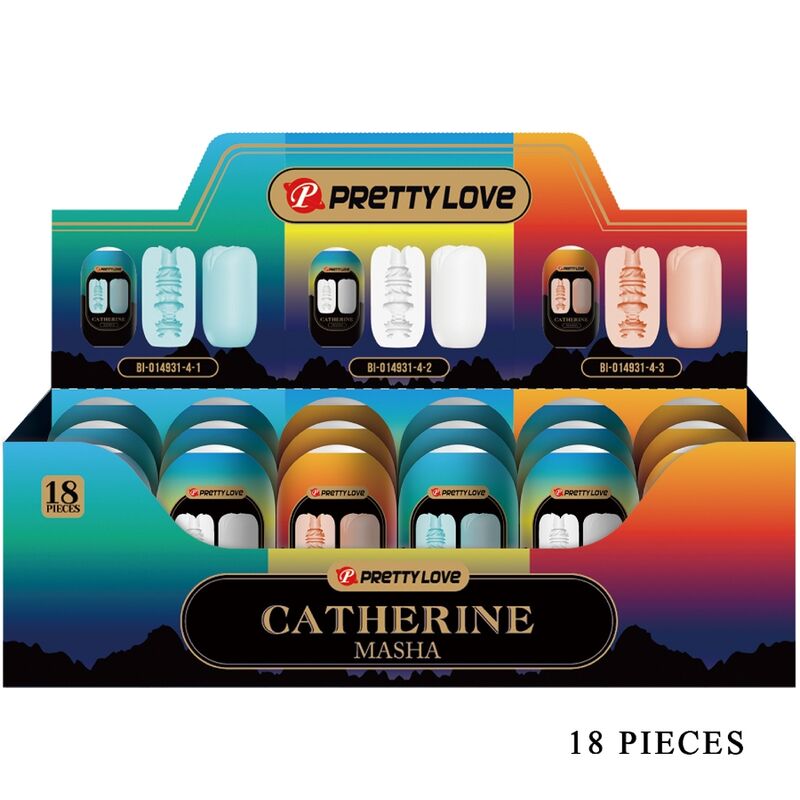PRETTY LOVE - MASHA PACK 18 DIFFÉRENTS MASCRUBATEURS HOMMES PRETTY LOVE - MASHA PACK 18 DIFFÉRENTS MASCRUBATEURS HOMMES – Image 1