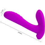 PRETTY LOVE - MASSEUR & VIBRATEUR 12 VIBRATIONS TÉLÉCOMMANDE VIOLET – Image 6