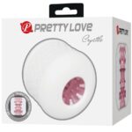 PRETTY LOVE - MASTURBATEUR HOMME CRYSTLE BLANC – Image 9