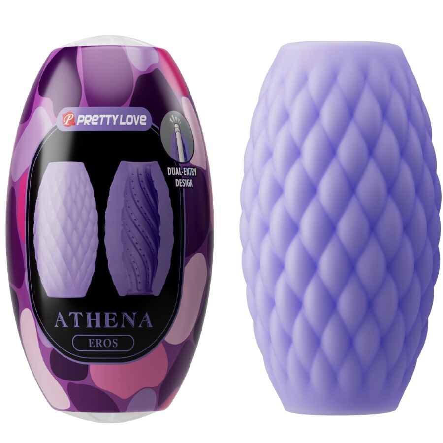 PRETTY LOVE - MASTURBATEUR POUR HOMME EN SILICONE ATHENA EROS VIOLET PRETTY LOVE - MASTURBATEUR POUR HOMME EN SILICONE ATHENA EROS VIOLET – Image 1