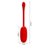 PRETTY LOVE - OEUF VIBRANT JULIUS IMPERMÉABLE-RECHARGEABLE ROUGE – Image 6