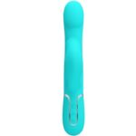 PRETTY LOVE - PERLES VIBRATEUR LAPIN VERT AQUA – Image 2