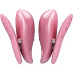 PRETTY LOVE - PINCES À TÉTONS CAILEY 10 VIBRATIONS TÉLÉCOMMANDE ROSE – Image 3