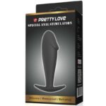 PRETTY LOVE - PLUG ANAL FORME DE PÉNIS EN SILICONE NOIR – Image 6