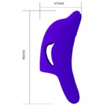 PRETTY LOVE - PUISSANT STIMULATEUR DE DOIGTS BLEU FONCÉ DELPHINI – Image 9