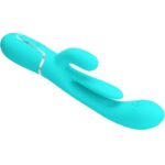PRETTY LOVE - SHANIA TRIPLE RABBIT VIBRATEUR MULTIFONCTION 3 EN 1 BLEU – Image 4