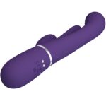 PRETTY LOVE - SHANIA TRIPLE RABBIT VIBRATEUR MULTIFONCTION VIOLET – Image 6