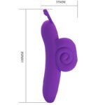 PRETTY LOVE - SNAIL PUISSANT STIMULATEUR DE DOIGTS VIOLET – Image 5