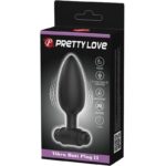 PRETTY LOVE - VIBRA BUTT PLUG 2 PLUG ANAL 10 VIBRATIONS NOIR – Image 6